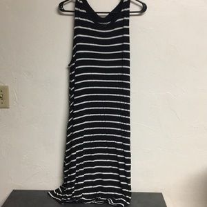 Summer Tank Top Striped Dress